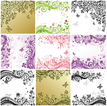 Greeting bannersのイラスト素材