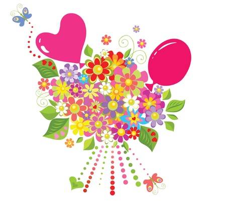 Funny greeting cardのイラスト素材