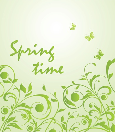 Spring cardのイラスト素材