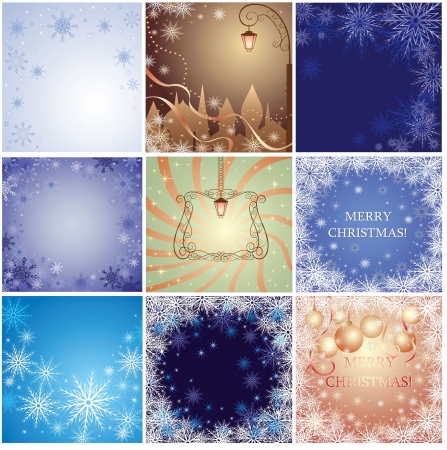 Christmas cardsのイラスト素材
