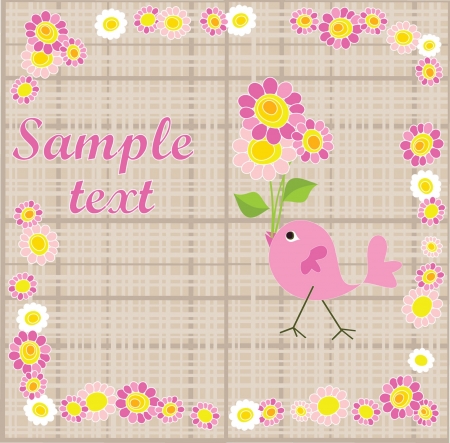 Funny greeting cardのイラスト素材