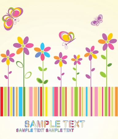Greeting funny postcardのイラスト素材