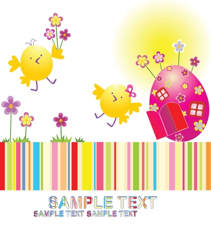 Happy easter!のイラスト素材