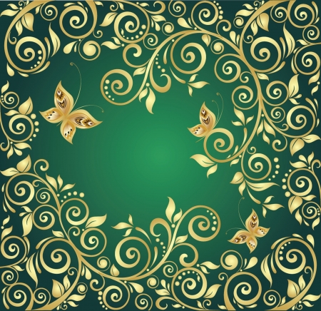Vintage gold backgroundのイラスト素材