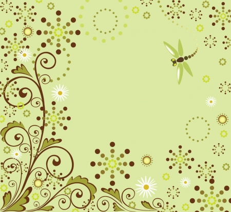 Abstract green backgroundのイラスト素材
