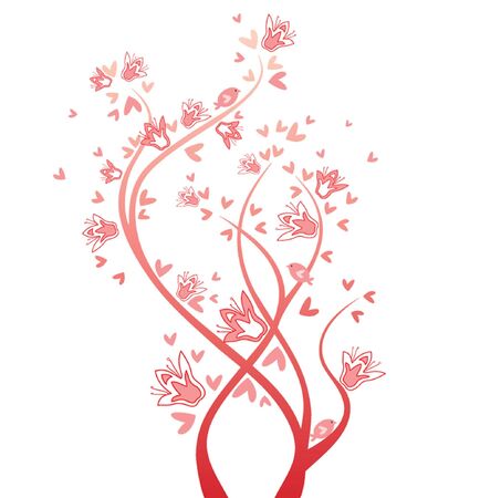 Beautiful treeのイラスト素材