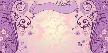 Vintage lilac backgroundのイラスト素材