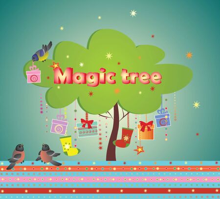 Magic treeのイラスト素材
