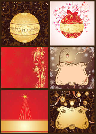Christmas cardsのイラスト素材
