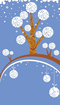 Winter treeのイラスト素材