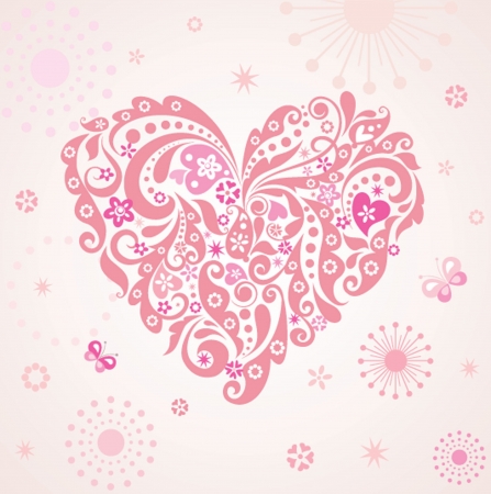 Funny heartのイラスト素材