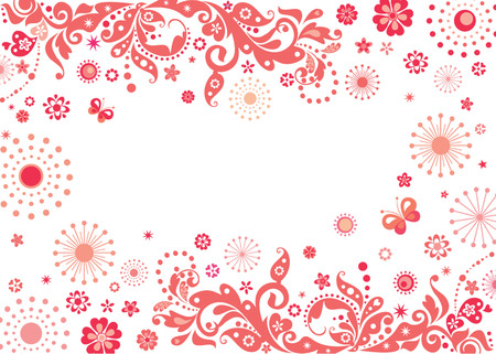 Red valentine cardのイラスト素材