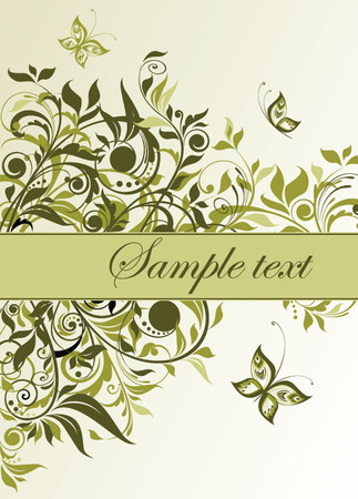 Vintage olive backgroundのイラスト素材