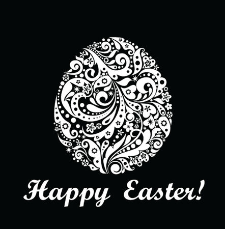Easter decorative eggのイラスト素材