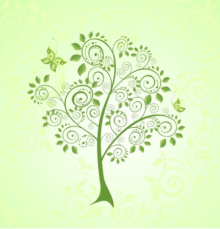 Spring treeのイラスト素材