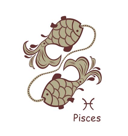 Decorative piscesのイラスト素材