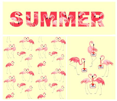 T-shirt print with summer lettering