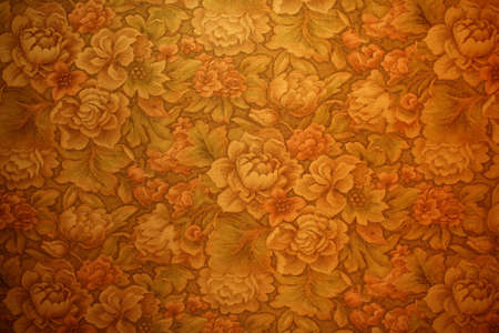 Floral pattern wallpaperの写真素材