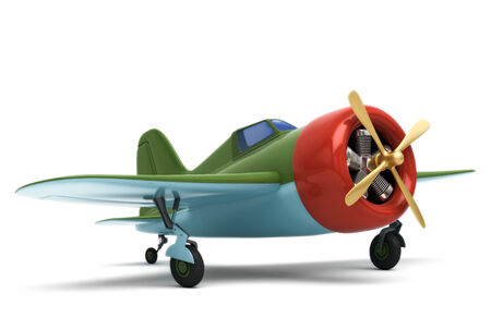 toy airplaneの写真素材