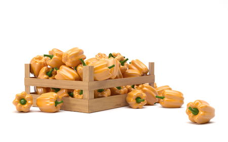 yellow pepperの写真素材