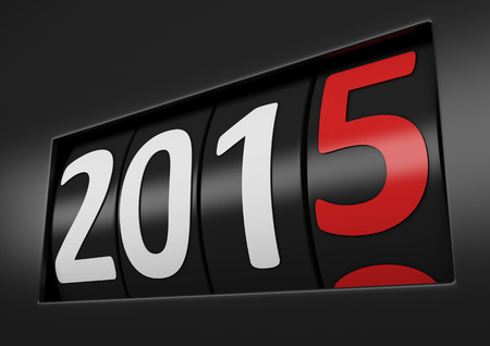 new year 2015の写真素材