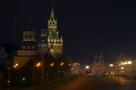 Moscow  View on the Kremlin and the Red square の写真素材