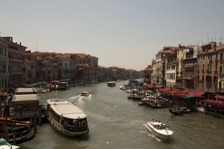View from Bridge Rialto in Venice のeditorial素材