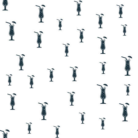 Cocktail seamless pattern cover. Cocktail icon creative design. Wallpaper, web design, textile, printing and UI and UX usage.の写真素材
