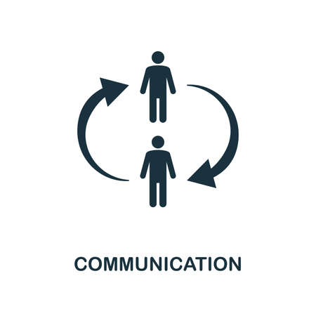 Communication creative icon. Simple element illustration. Communication concept symbol design from soft skills collection. Can be used for mobile and web design, apps, software, print.のイラスト素材