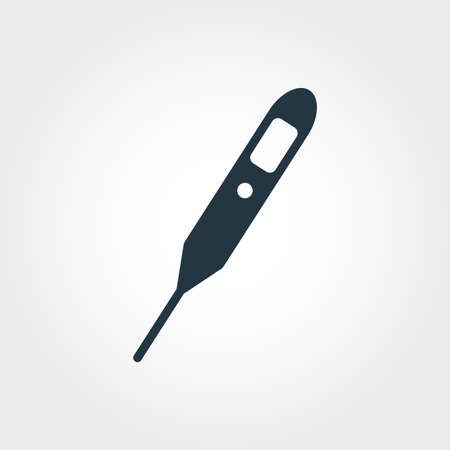 Thermometer icon. Simple element illustration Thermometer icon design from medicine collection. Line...