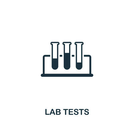 Lab Tests icon. Premium style design from healthcare collection. Pixel perfect lab tests icon for web design, apps, software, printing usage.の写真素材