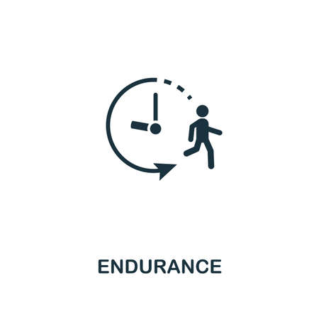 Endurance icon. Premium style design from fitness collection. Pixel perfect endurance icon for web design, apps, software, printing usage.の写真素材