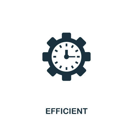 Efficient icon. Premium style design, pixel perfect efficient icon for web design, apps, software, printing usage.のイラスト素材