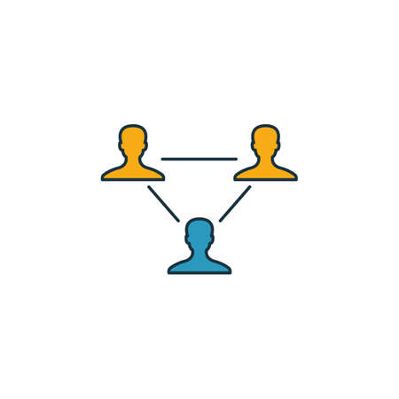 Partnership icon. Outline filled creative elemet from business icons collection. Premium partnership icon for ui, ux, apps, software and infographics.のイラスト素材