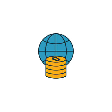 Tokenization icon set. Four elements in diferent styles from fintech icons collection. Creative tokenization icons filled, outline, colored and flat symbols.のイラスト素材
