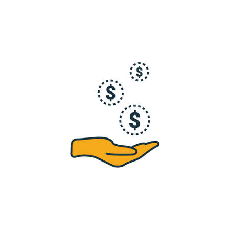 Personal Income icon. Simple element from personal finance icons collection. Creative Personal Income icon ui, ux, apps, software and infographics.のイラスト素材