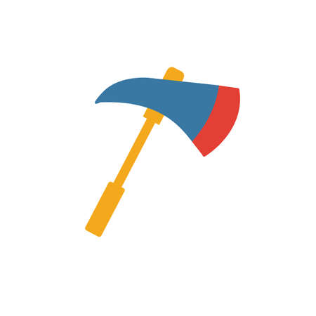 Fire Axe icon. Simple flat element from fire safety collection. Creative fire axe icon for...