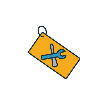 Support Ticket icon. Simple element from web hosting icons collection. Creative Support Ticket icon ui, ux, apps, software and infographics.のイラスト素材