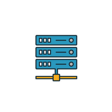 Internet Server icon. Simple element from icons collection. Creative Internet Server icon ui, ux,...