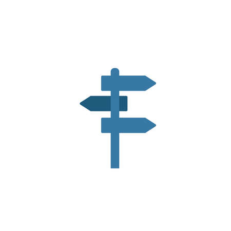 Ambiguity icon. Flat creative element from big data icons collection. Colored ambiguity icon for...