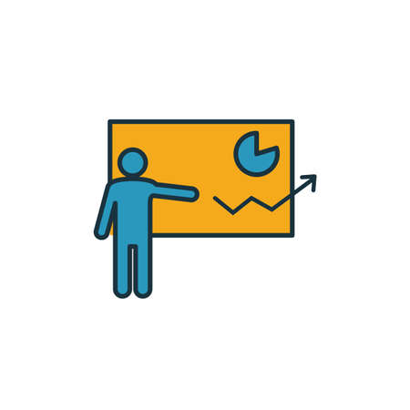 Presentation Skills icon. Simple element from soft skills icons collection. Creative Presentation Skills icon ui, ux, apps, software and infographics.