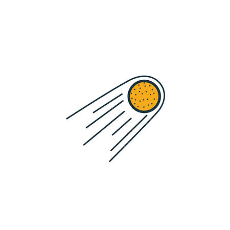 Comet icon. Simple element from space icons collection. Creative Comet icon ui, ux, apps, software and infographics.のイラスト素材