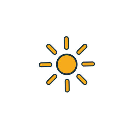 Sun icon. Simple element from space icons collection. Creative Sun icon ui, ux, apps, software and...