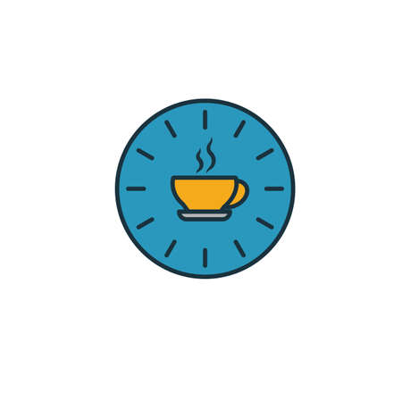 Coffee Break icon. Simple element from productivity icons collection. Creative Coffee Break icon ui, ux, apps, software and infographics.のイラスト素材