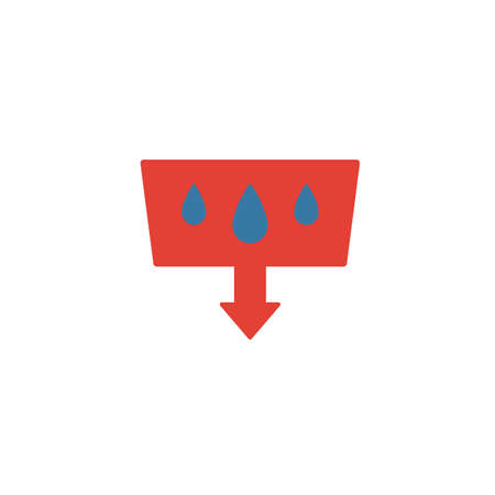 Sanitation icon. Simple flat element from community collection. Creative sanitation icon for templates, software and apps.のイラスト素材