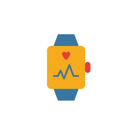 Sport Watch icon. Simple flat element from fitness collection. Creative sport watch icon for templates, software and apps.のイラスト素材