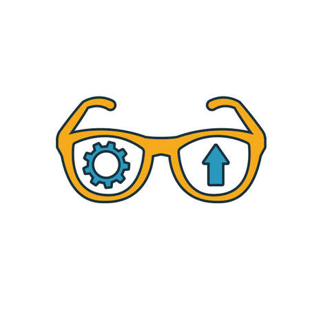 Seo Research icon. Simple element from seo icons collection. Creative Seo Research icon ui, ux, apps, software and infographics.のイラスト素材