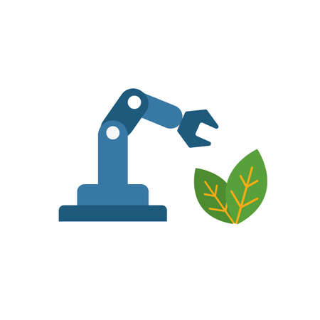 Industrial Ecosystems icon. Colored creative element from industry 4.0 collection.のイラスト素材