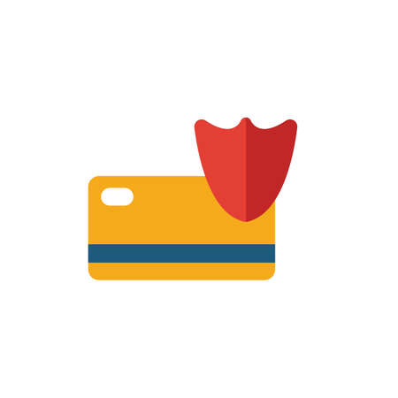Transaction Security icon set. Colored creative element from online marketing icons collection. Creative transaction security icon for web and mobile design.のイラスト素材