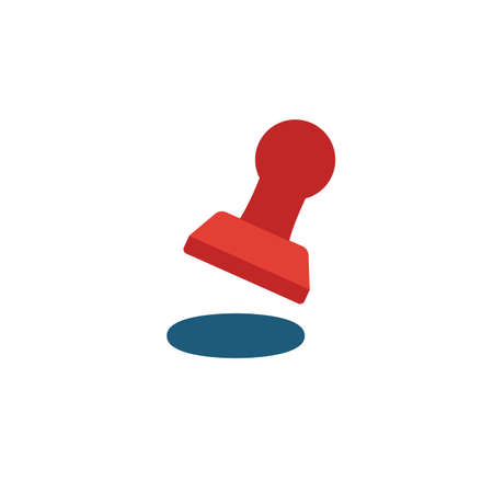 Stamp icon. Simple element from personal finance icons collection. Creative Stamp icon ui, ux, apps, software and infographics.のイラスト素材